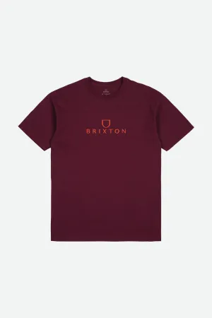 Alpha Thread S/S Standard Tee - Burgundy