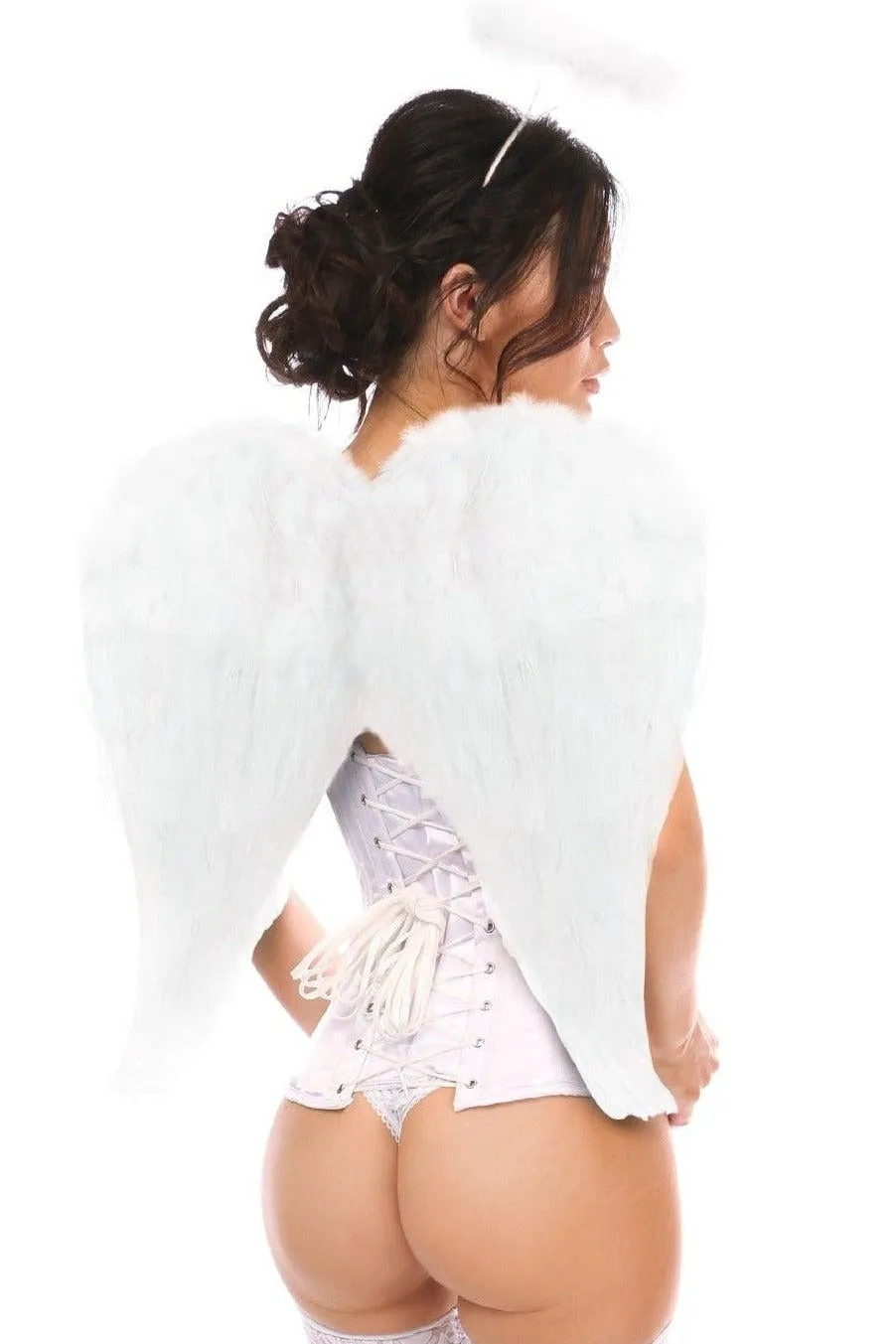 3 Piece Daring Angel Corset Costume