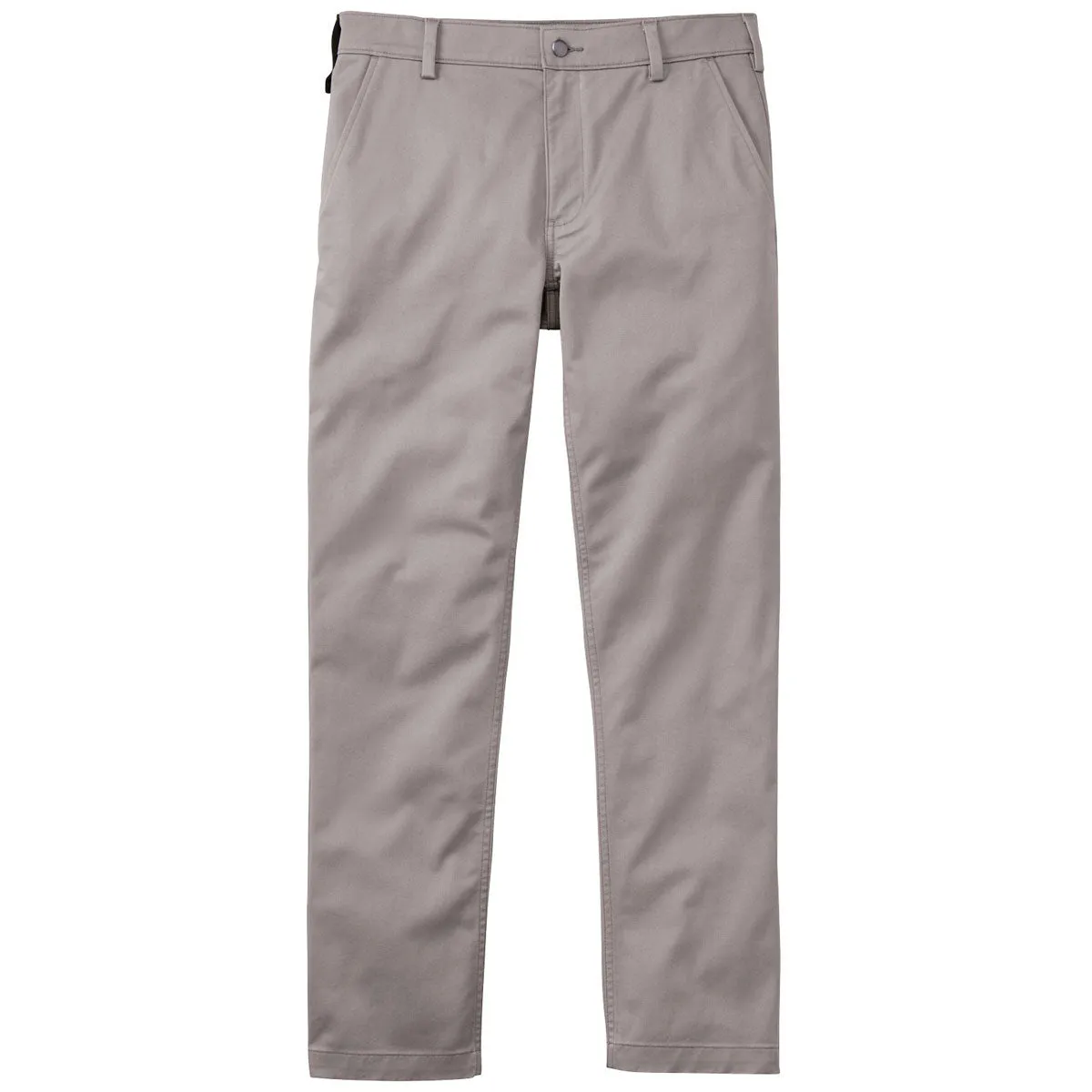 40 Grit Men's Smoky Grey Flex Twill Slim Fit Khaki Pants