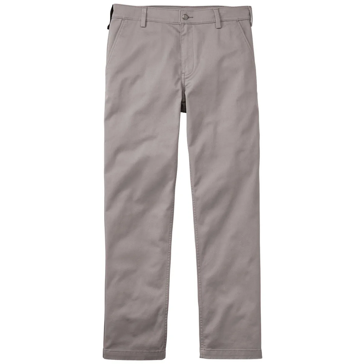 40 Grit Men's Smoky Grey Flex Twill Standard Fit Khaki Pants