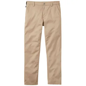 40 Grit Men's Taupe Grey Flex Twill Slim Fit Khaki Pants