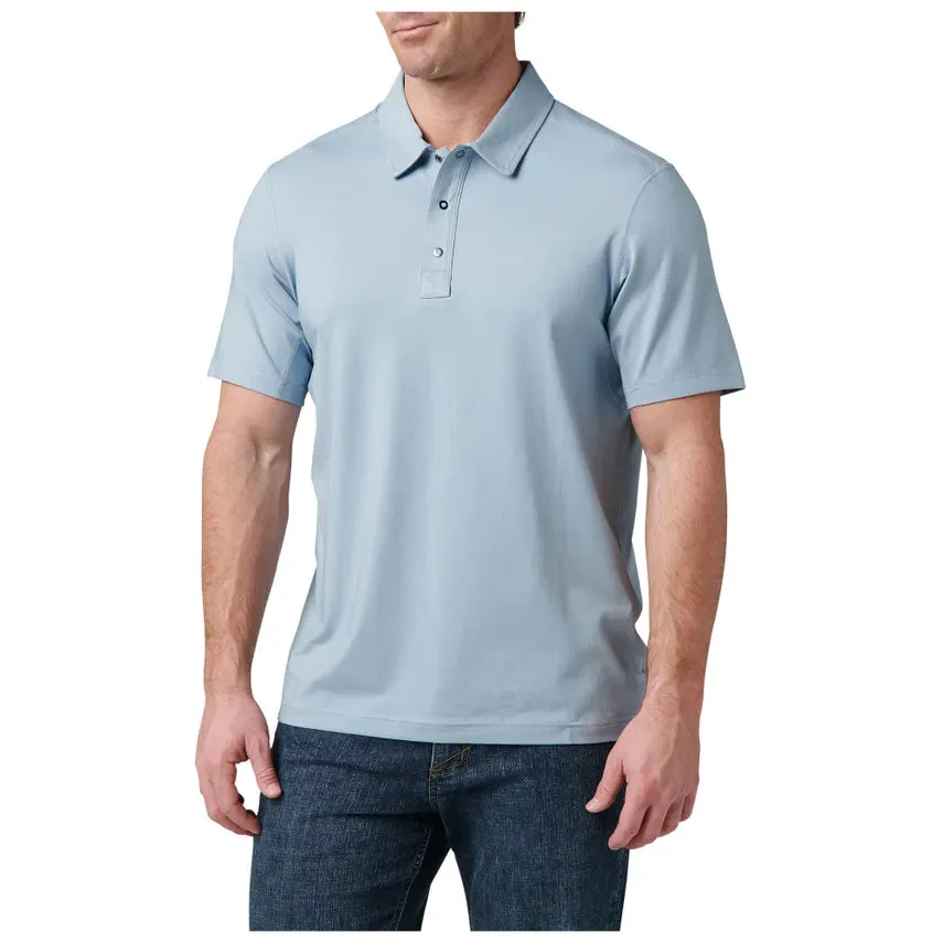 5.11 Mens Archer Crest Short Sleeve Polo Shirt