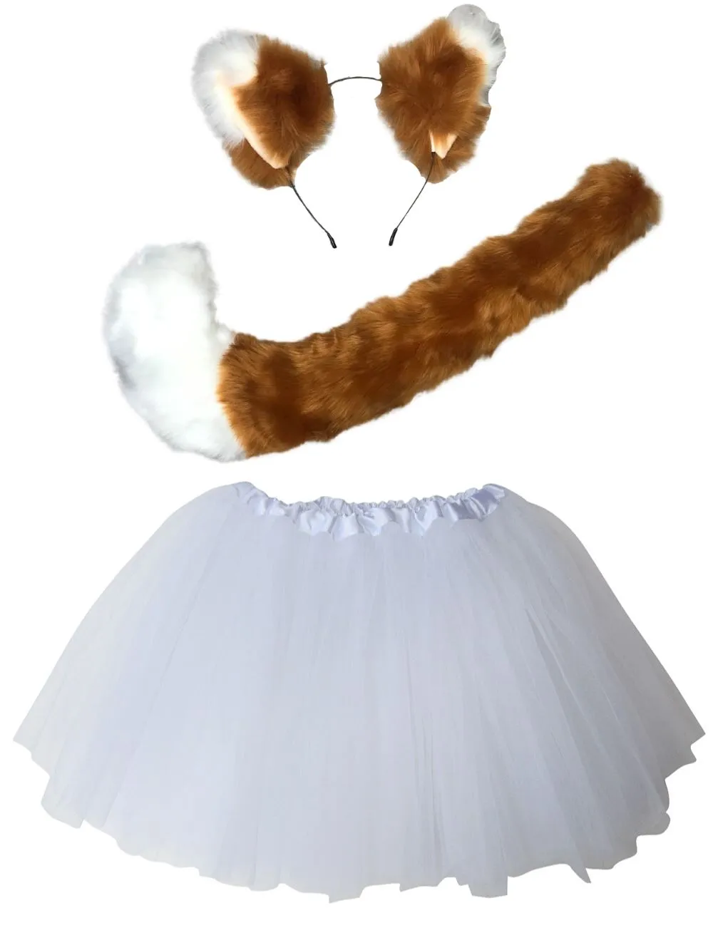 Adult Tutu Costume - Tutu Skirt & Headband Set for Teen, Adult, or Plus Size