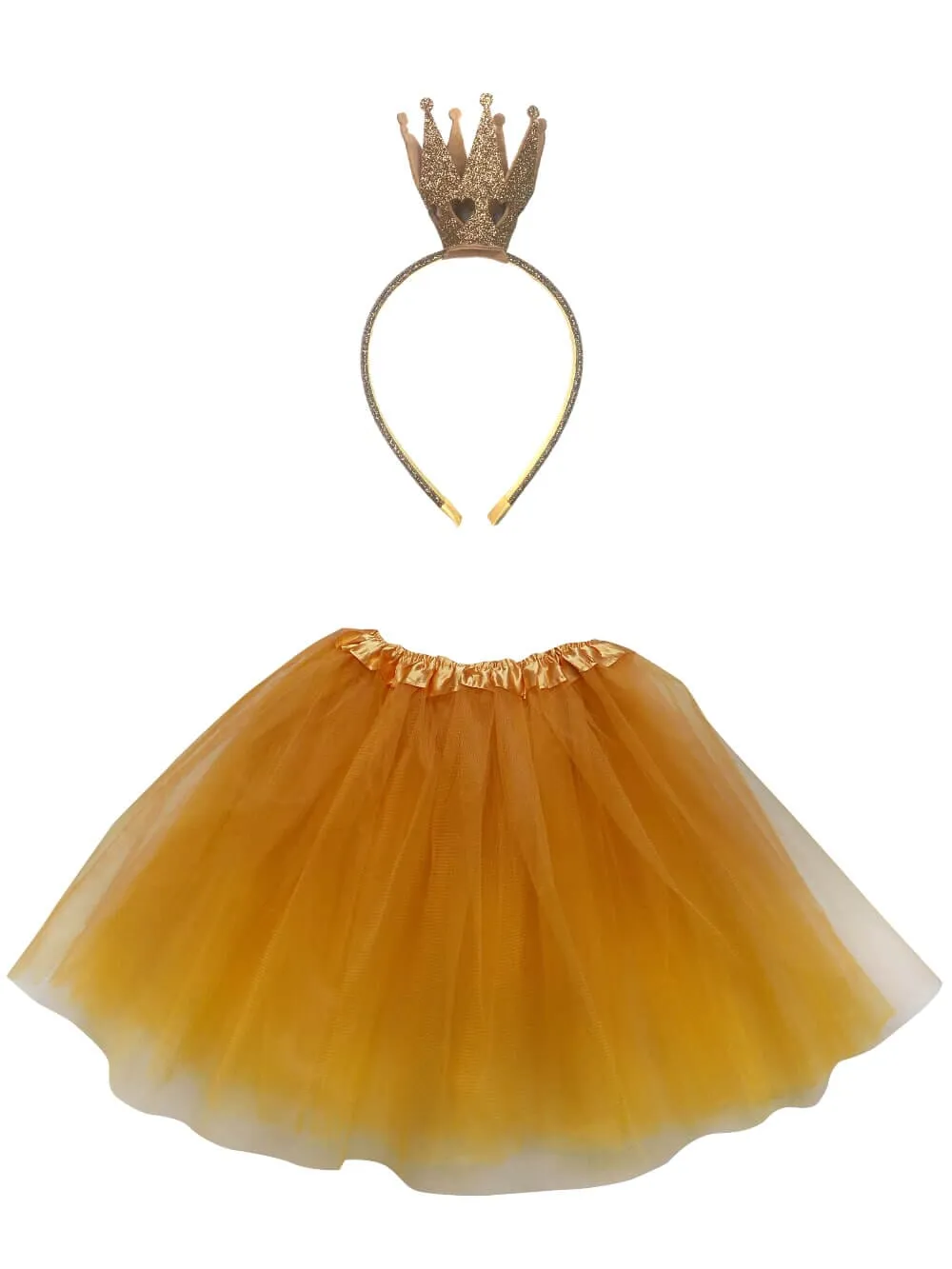 Adult Tutu Costume - Tutu Skirt & Headband Set for Teen, Adult, or Plus Size