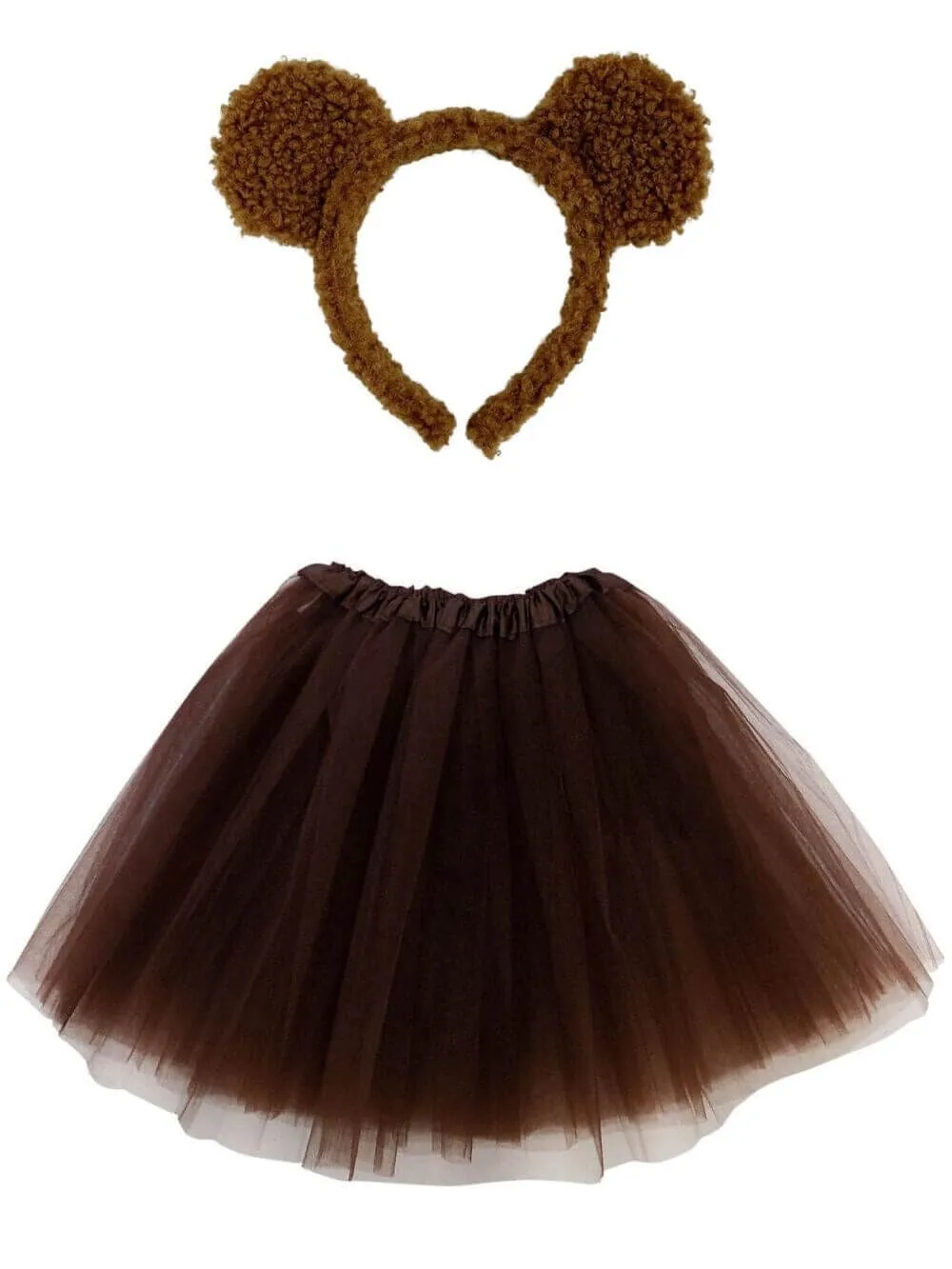 Adult Tutu Costume - Tutu Skirt & Headband Set for Teen, Adult, or Plus Size