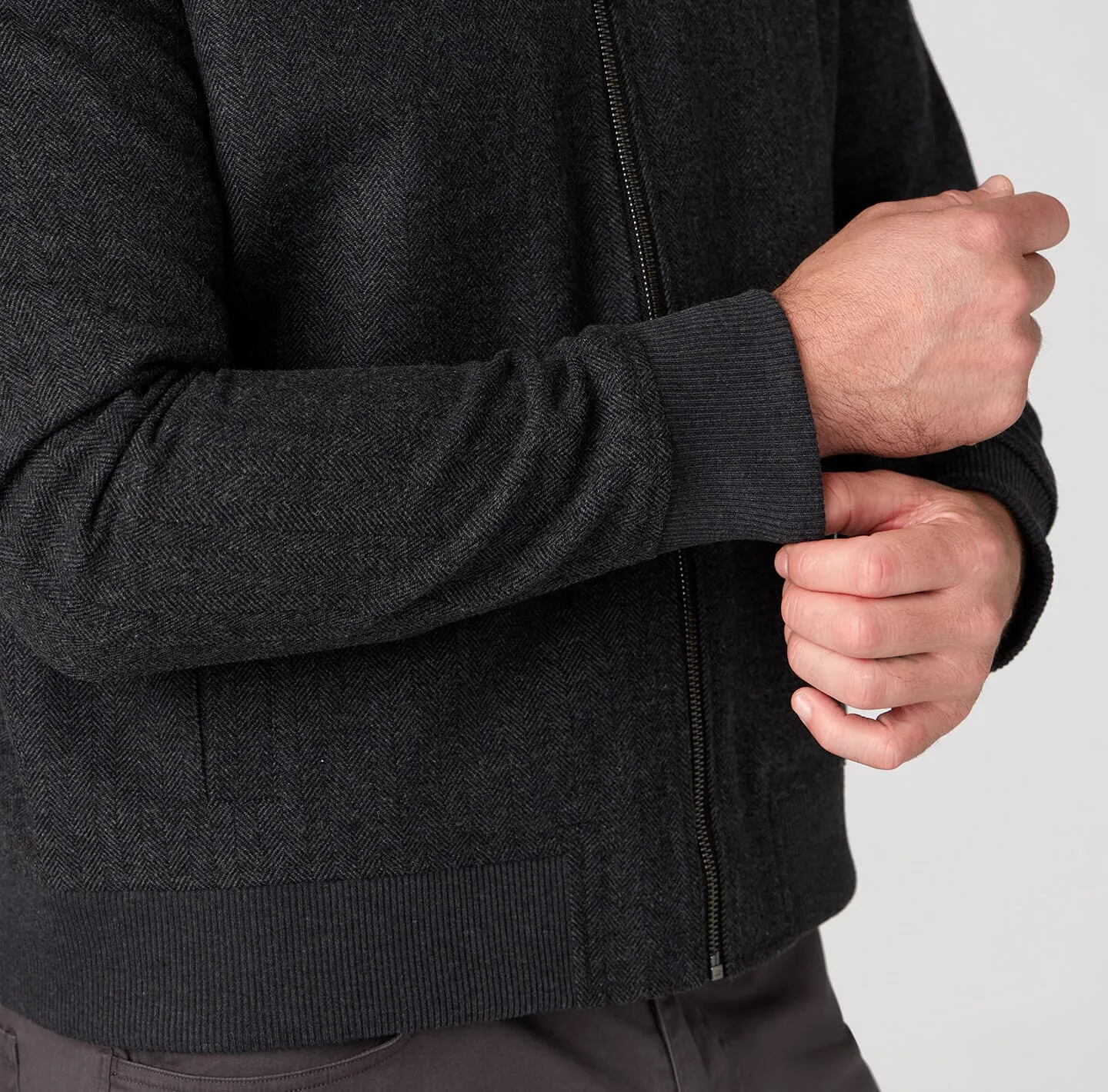 Beames Wool Bomber Jacket