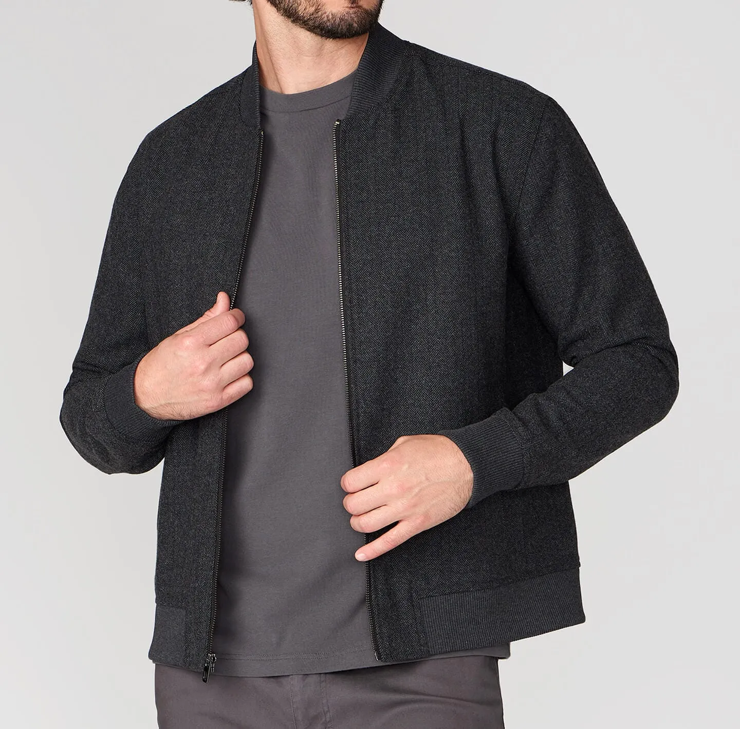 Beames Wool Bomber Jacket