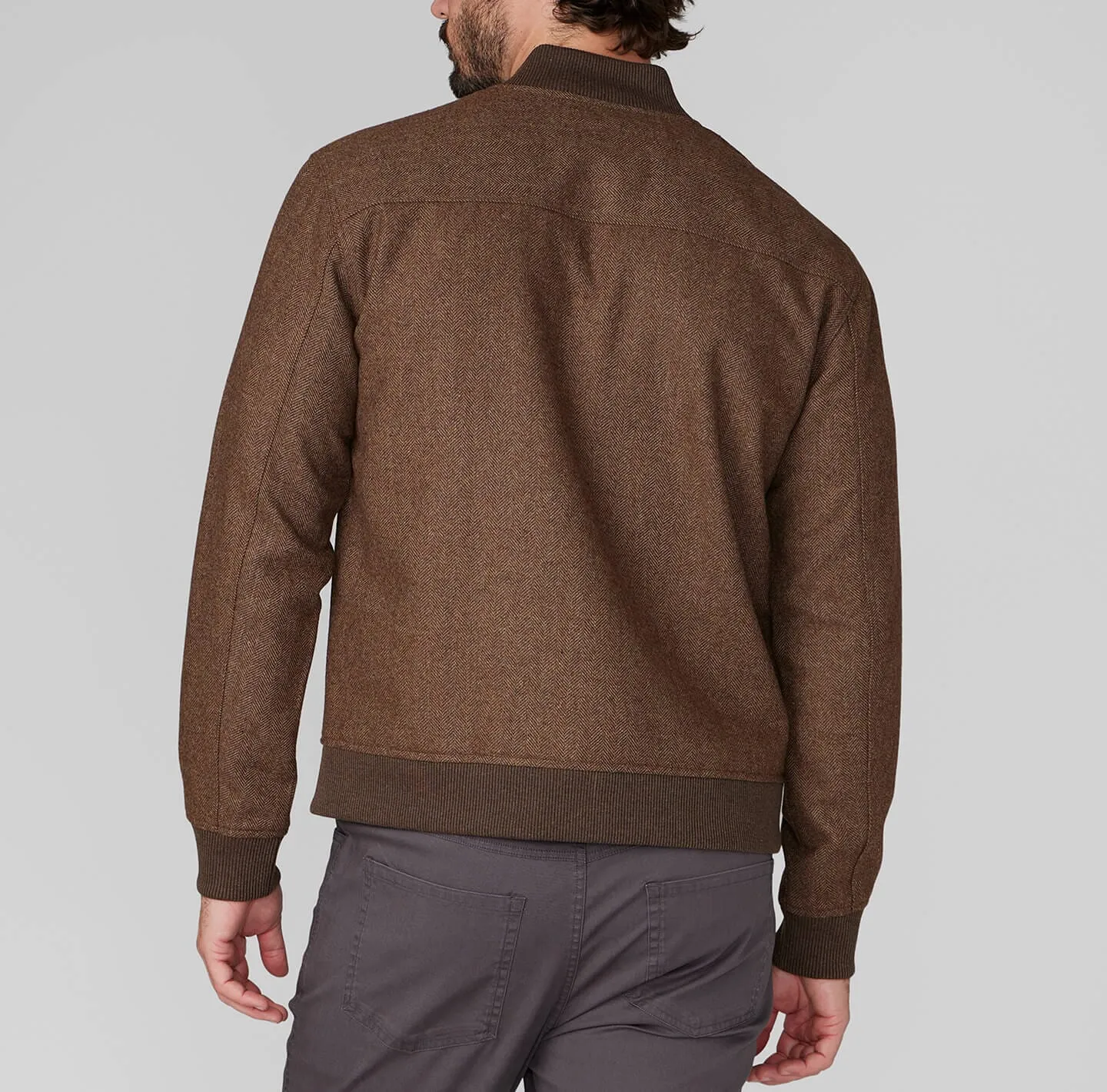 Beames Wool Bomber Jacket