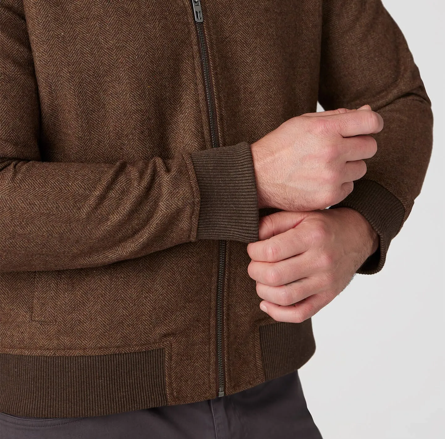 Beames Wool Bomber Jacket