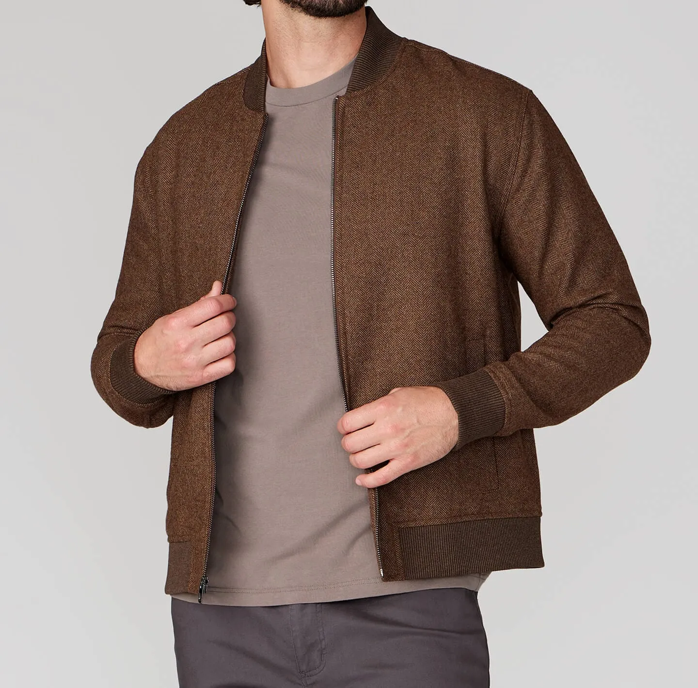 Beames Wool Bomber Jacket