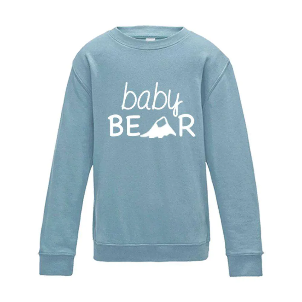 Bear Family Matching Crew Sweats - Pastel Blue (MRK X)