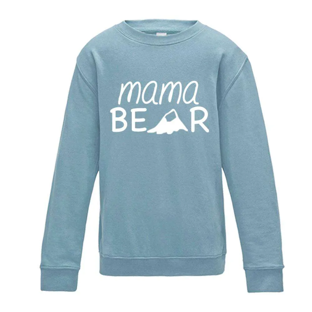 Bear Family Matching Crew Sweats - Pastel Blue (MRK X)