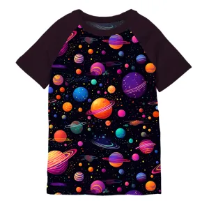 Beautifully Bold Solar Galaxy - Adult Unisex Short Sleeve Bamboo Tee