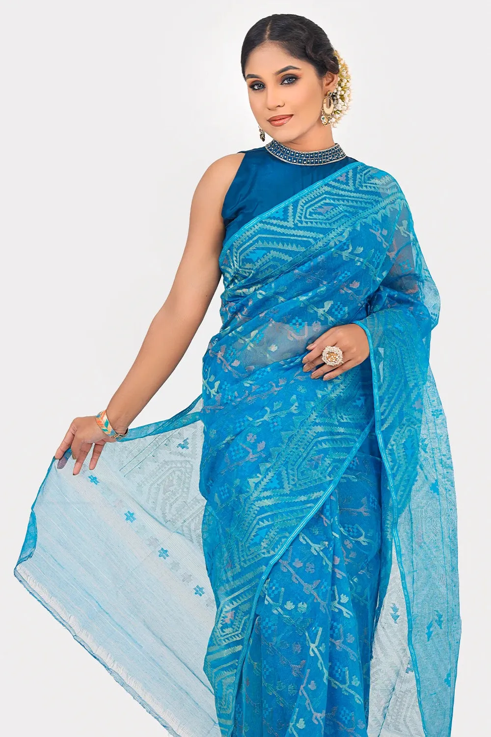 Belwari Jamdani Saree