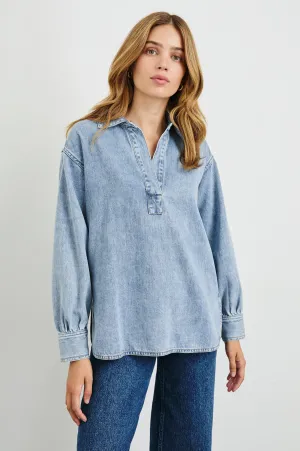 BENNETT TOP - FADED INDIGO