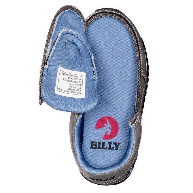 BILLY Gray Blue Jogger Kids Adaptable Boys Sneaker