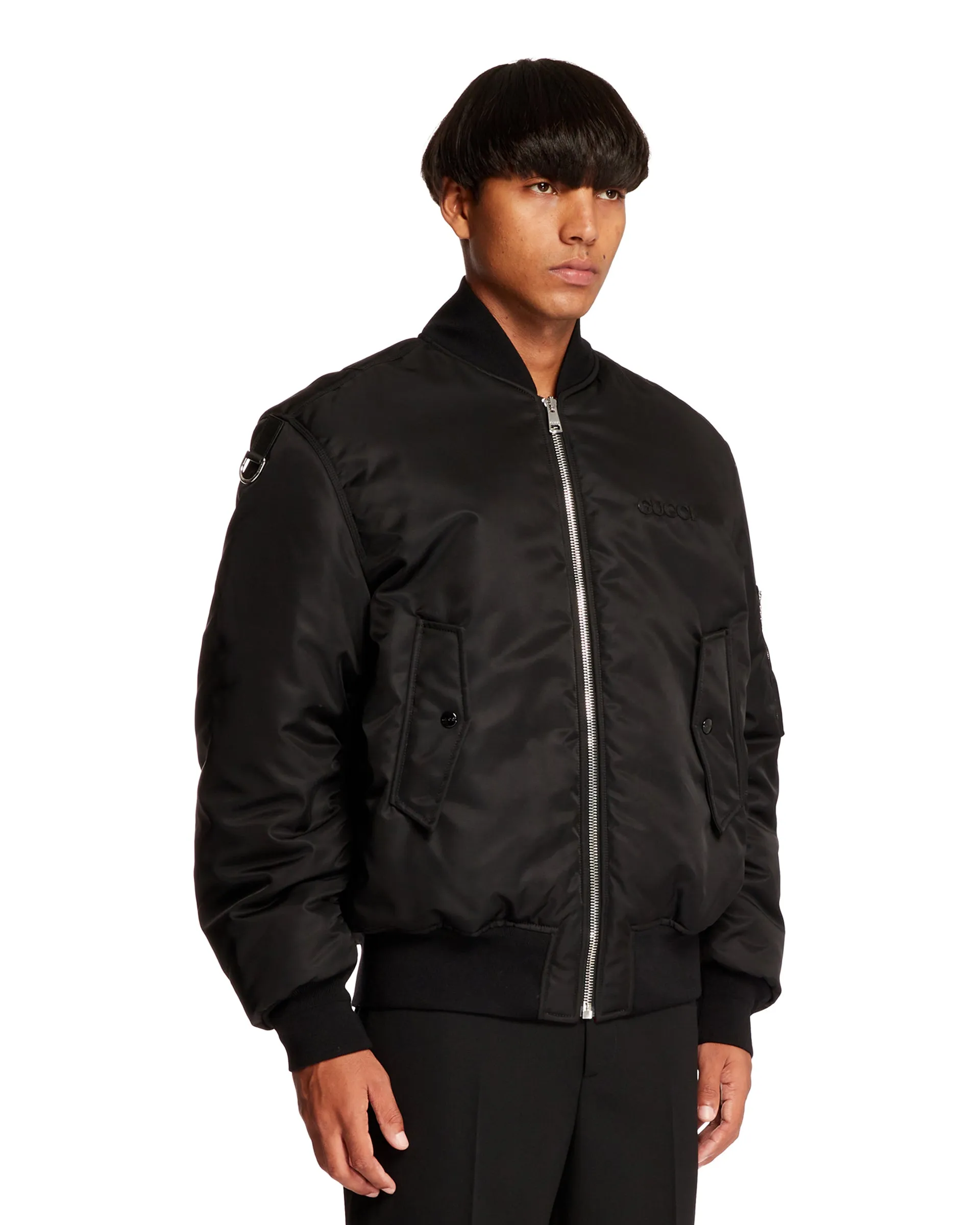 Black Bomber Jacket