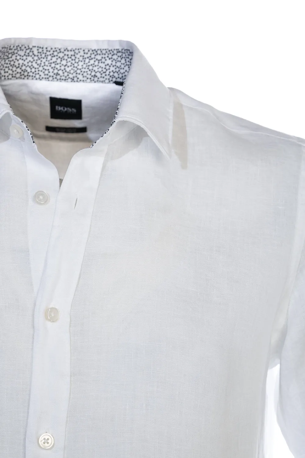 BOSS Luka_2 Short Sleeve Shirt in White