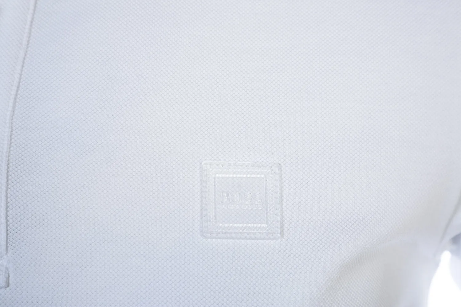 BOSS Ptrans Polo Shirt in White