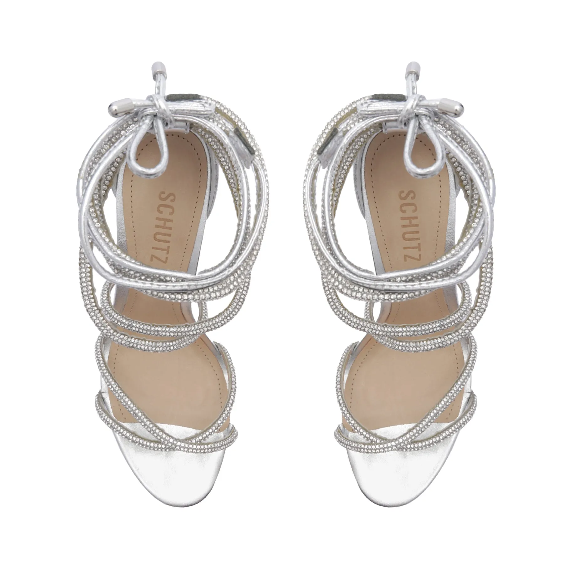 Carley Metallic Nappa Leather Sandal