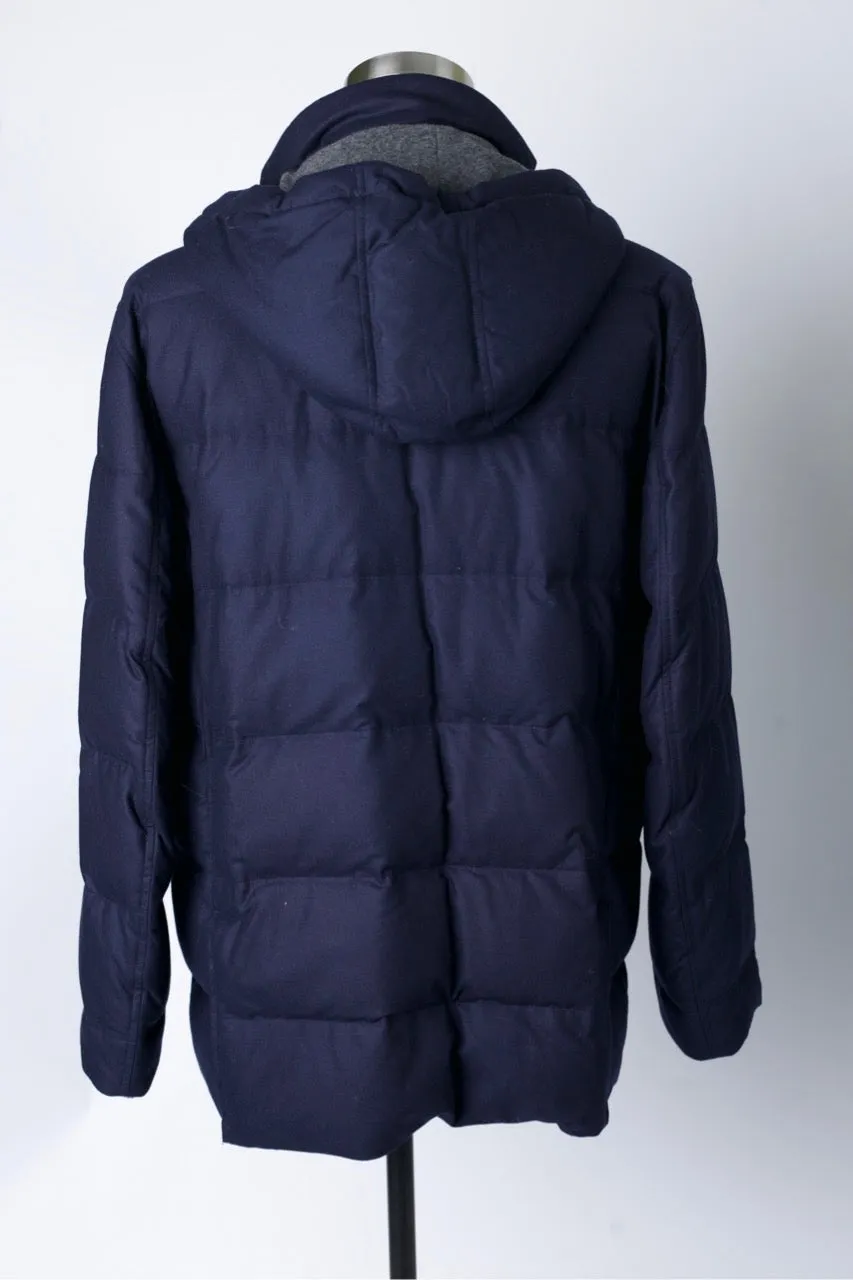 Cashmere Goose Down Puffer Coat