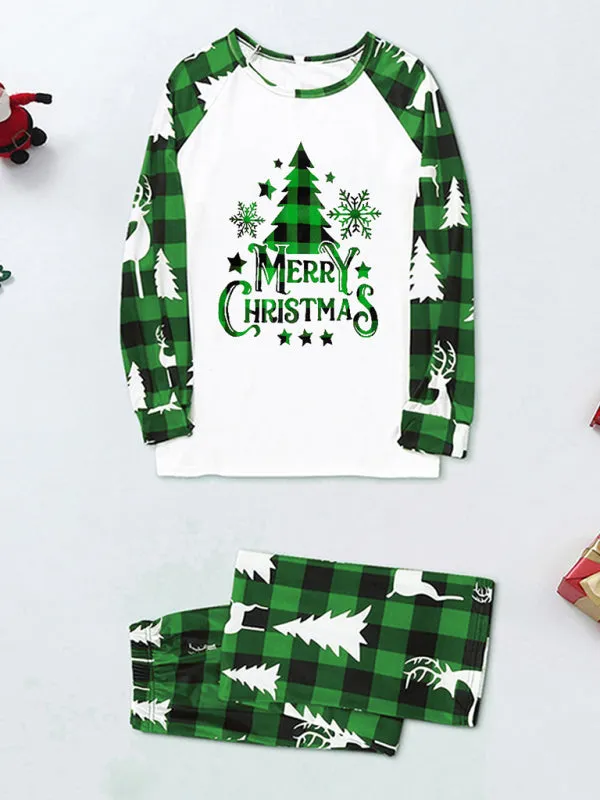 Christmas Tree Design Matching Family Pyjamas