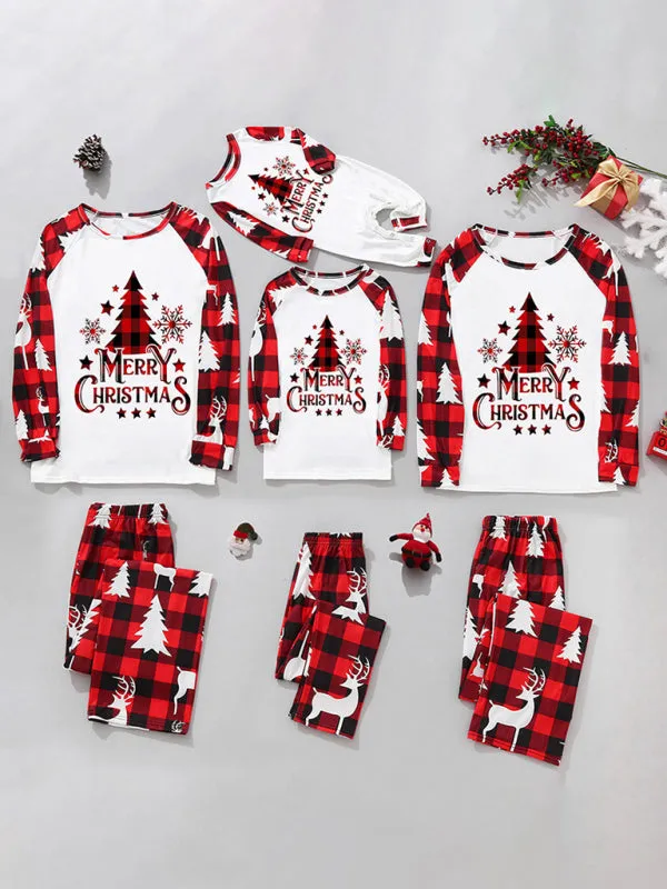 Christmas Tree Design Matching Family Pyjamas