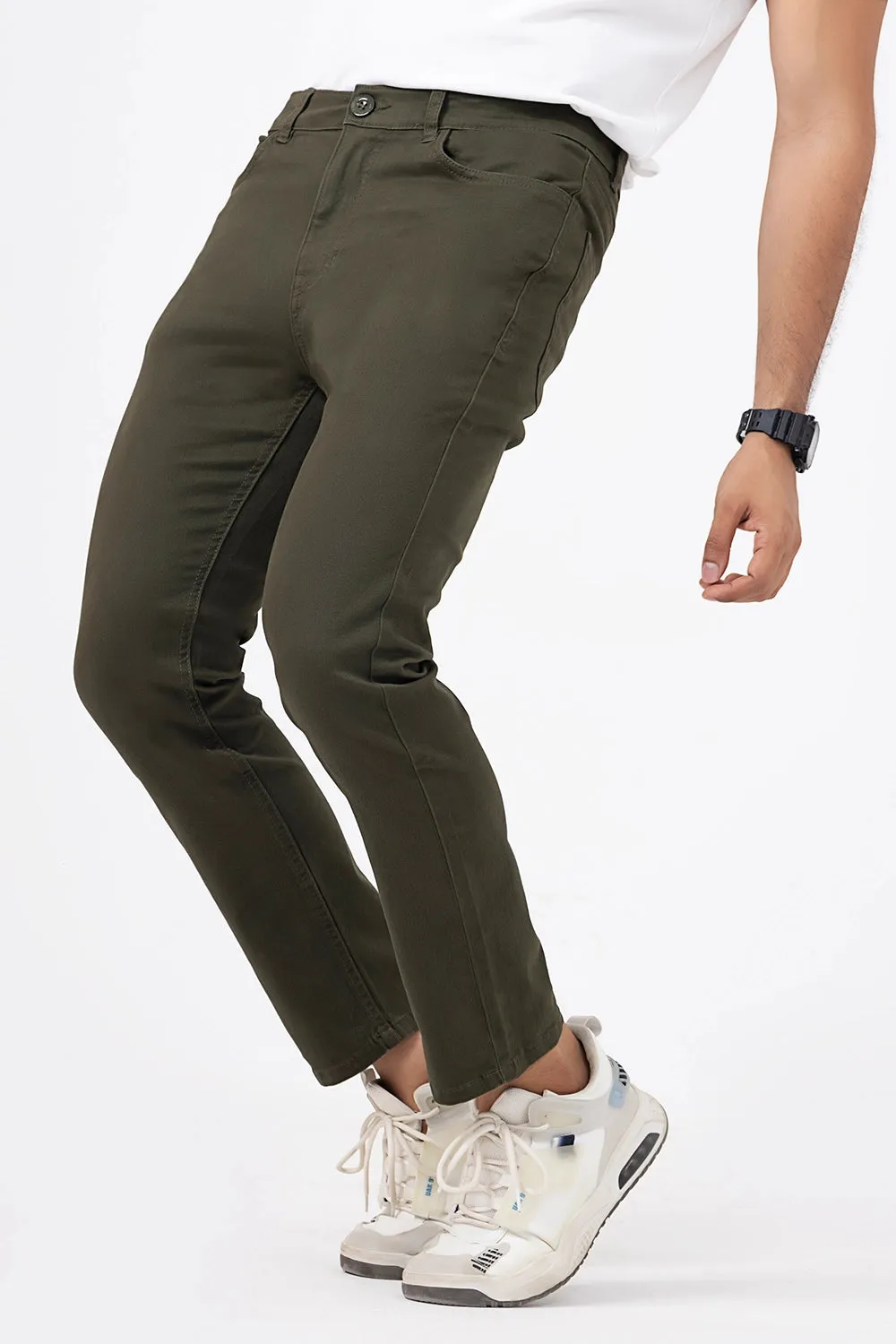 Classic Five Pocket Twill Pant