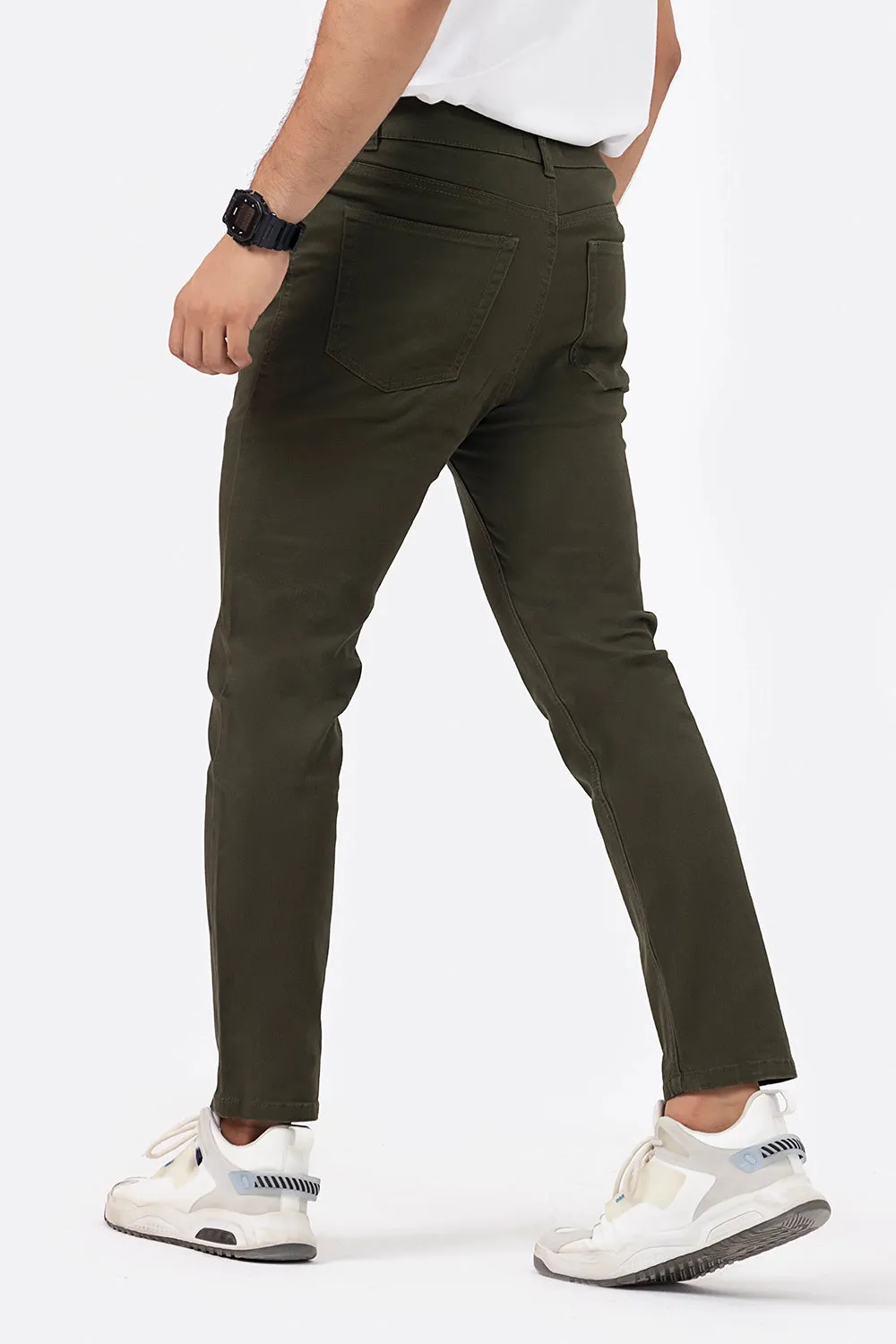 Classic Five Pocket Twill Pant