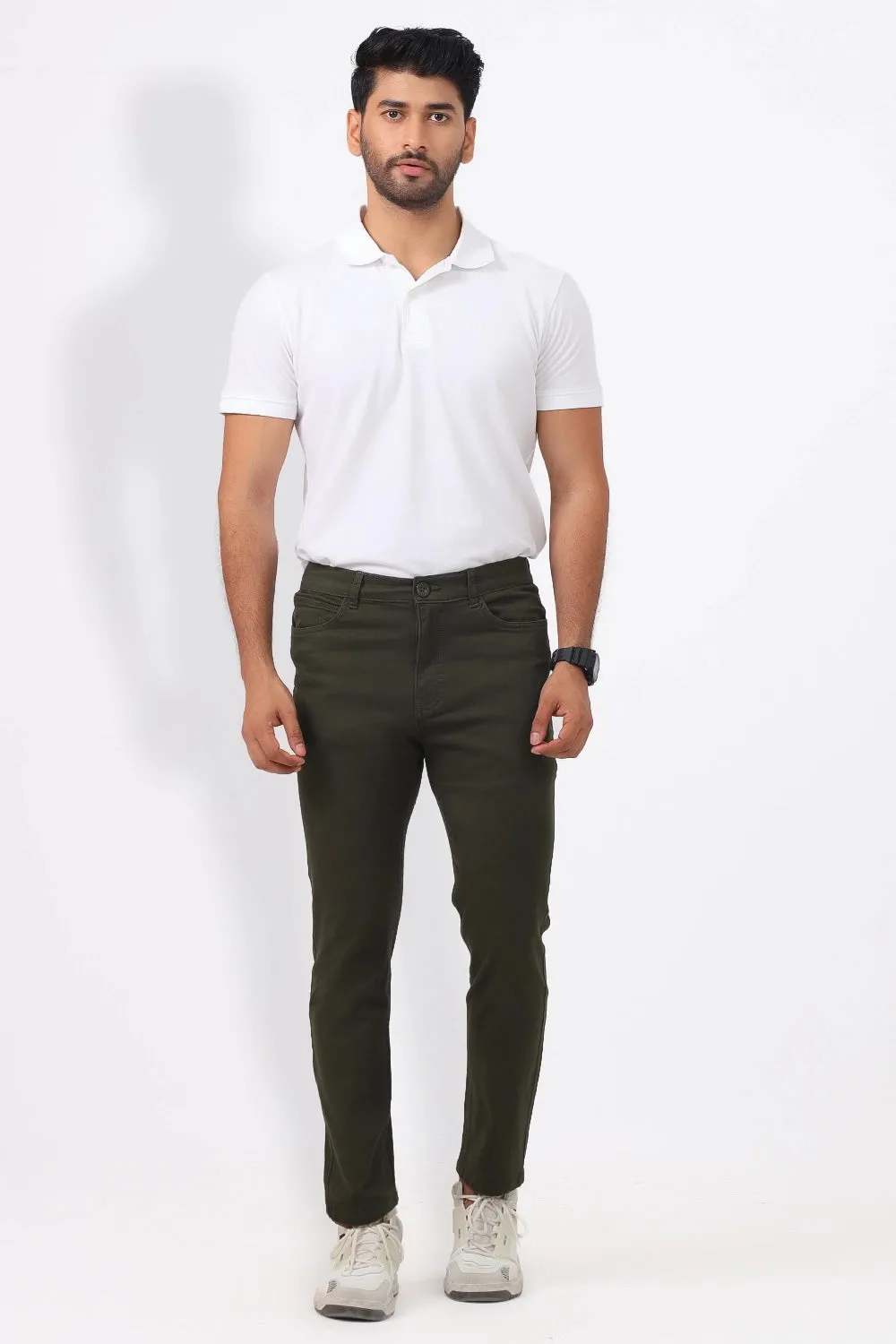 Classic Five Pocket Twill Pant