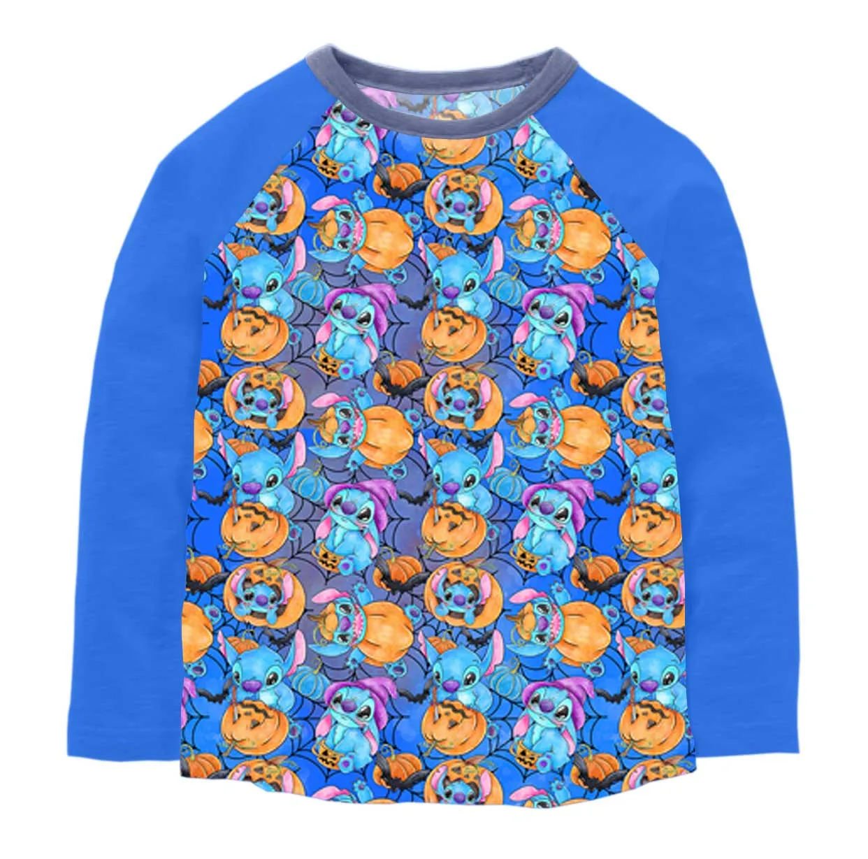 Creepy Cute Stitch or Treat - Kids Long Sleeve Bamboo Tee