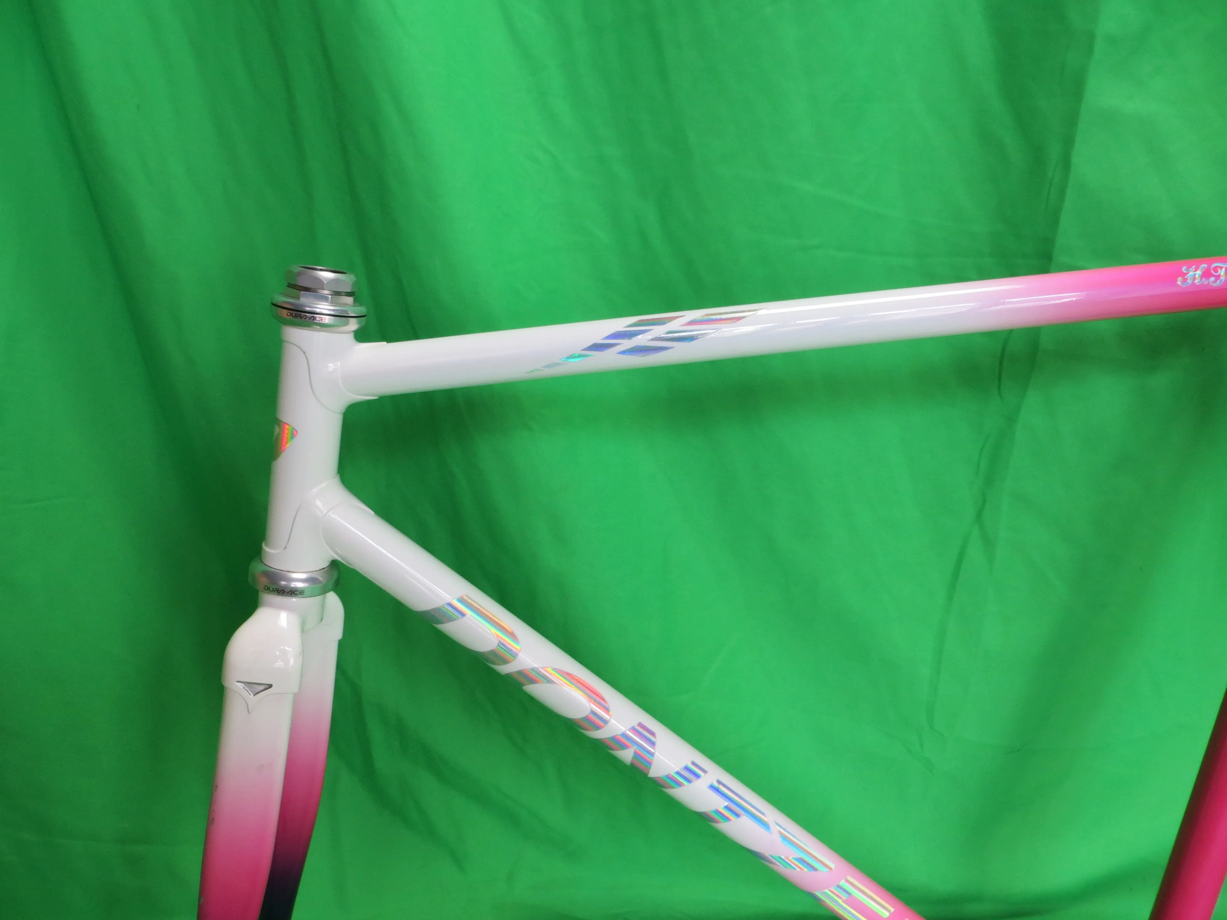 Dontzer Columbus Max Fork // White / Pink/ Purple Tricolor // 53.5cm