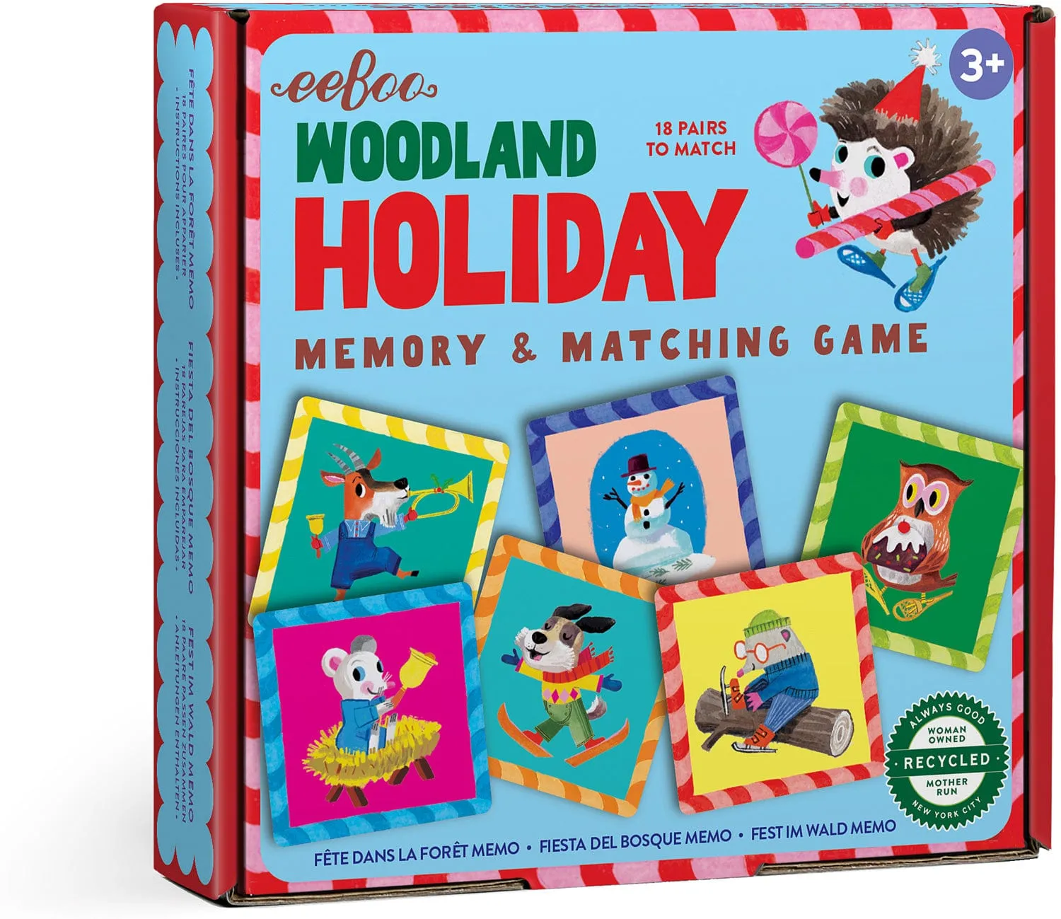 Eeboo Woodland Holiday Matching Game