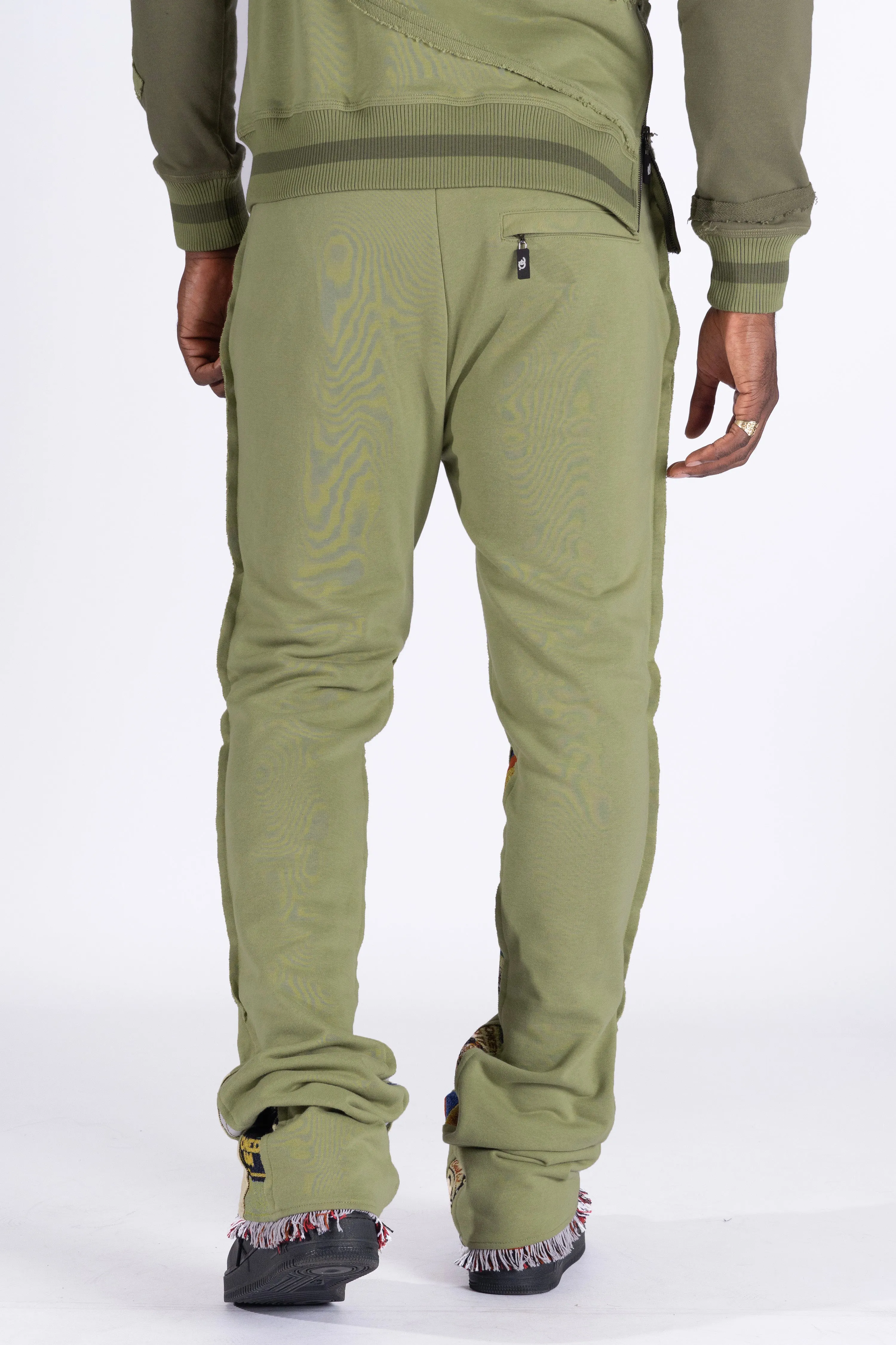 F1959 Frost Blow French Terry Pants - Olive