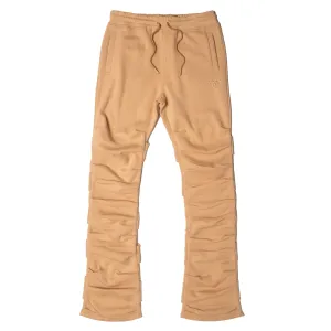 F6220 Malik Stacked Sweatpants - Khaki