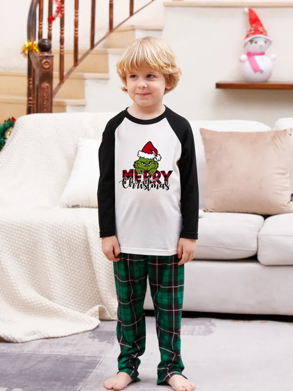 Family Plaid Print Matching Christmas Pyjamas With Festive Design