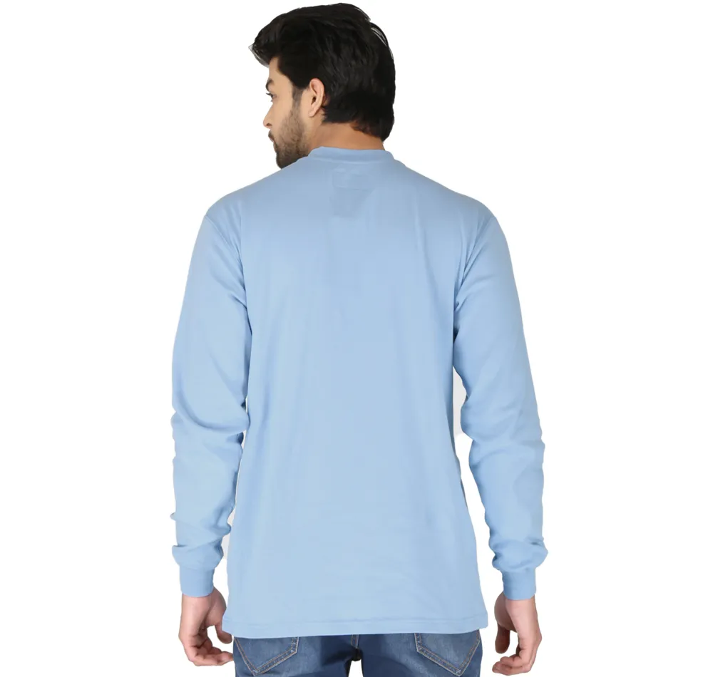 Forge FR Light Blue Henley Shirt MFHNLY-004-LTBL