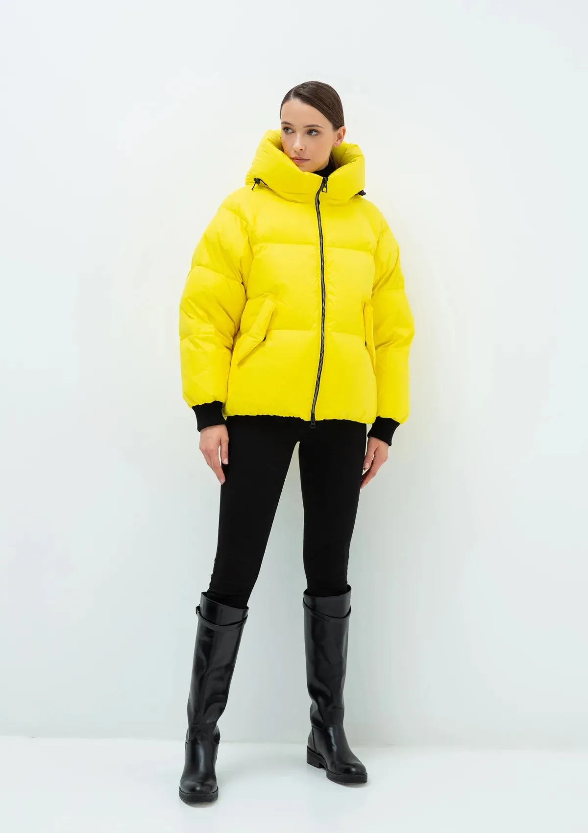 Gisela Premium Hooded Down Puffer Jacket