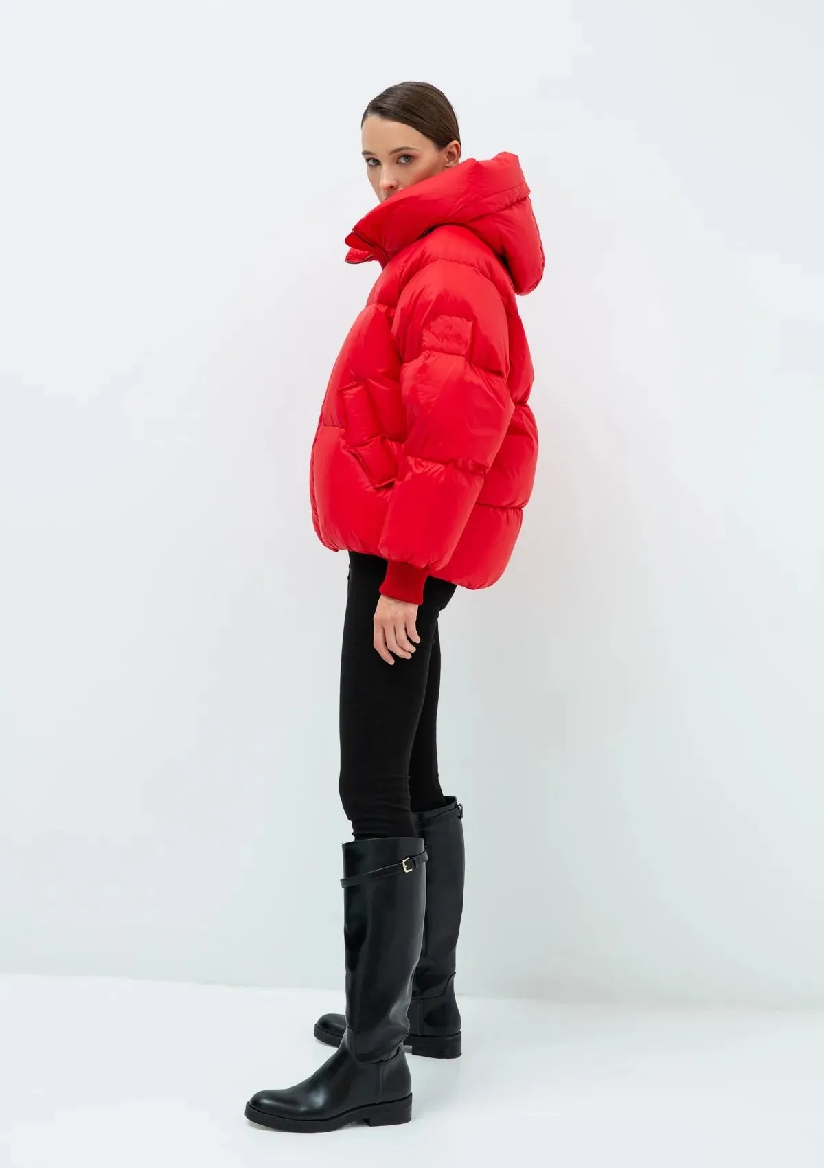 Gisela Premium Hooded Down Puffer Jacket