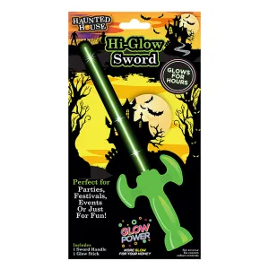 Halloween Party Hi-Glow Light Up Green Sword