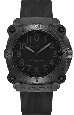 Khaki Navy BelowZero Automatic Titanium Watch: Optimized Titling