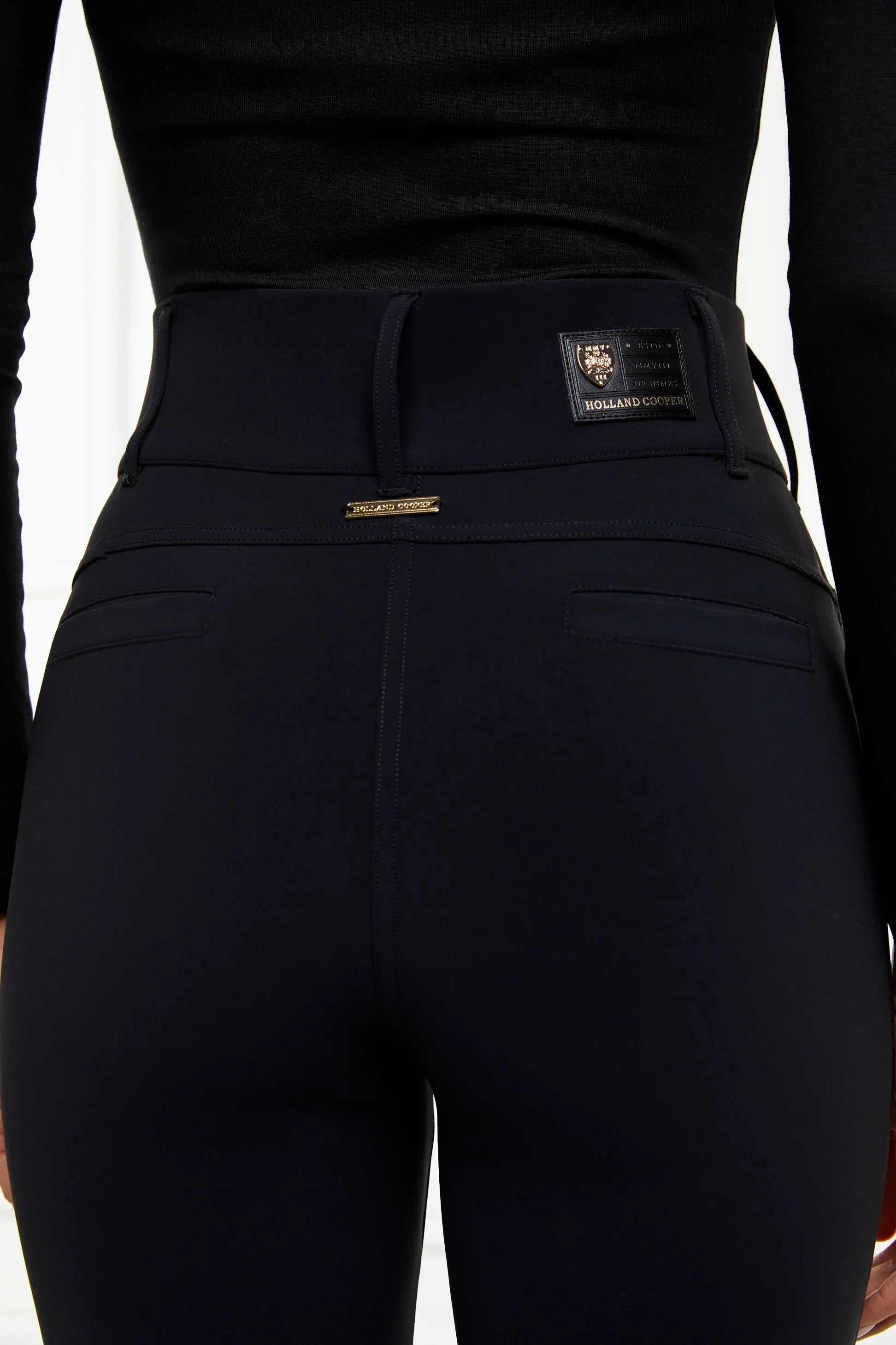 Holland Cooper Contour Trouser in Black