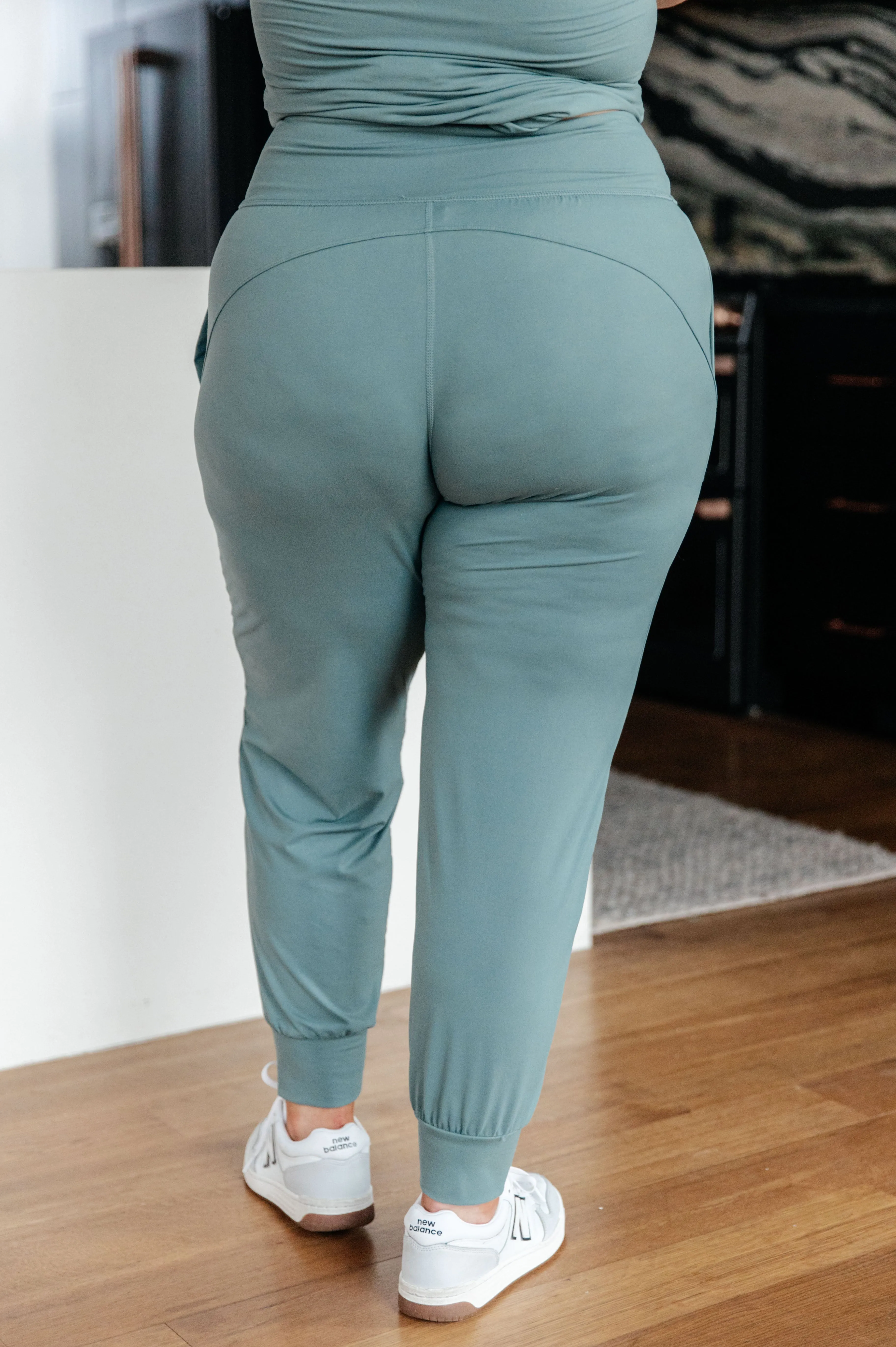 Juliet Joggers in Tidewater Teal