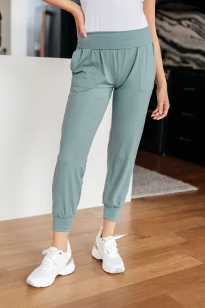 Juliet Joggers in Tidewater Teal