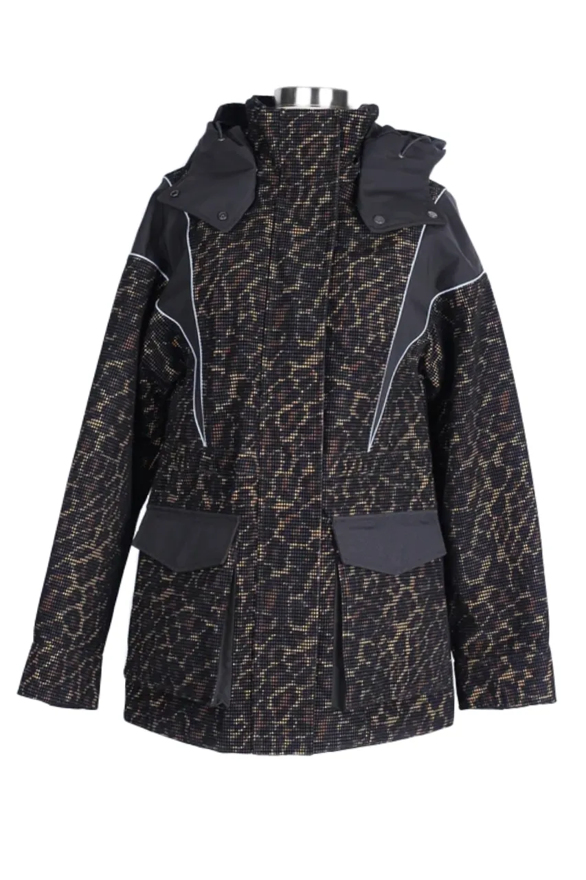 Leopard Print Down Puffer Jacket