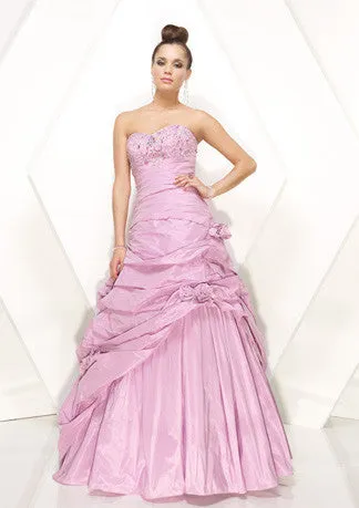 Lilac Pink Strapless Ball Gown Home Coming Formal Prom Dress HB151A