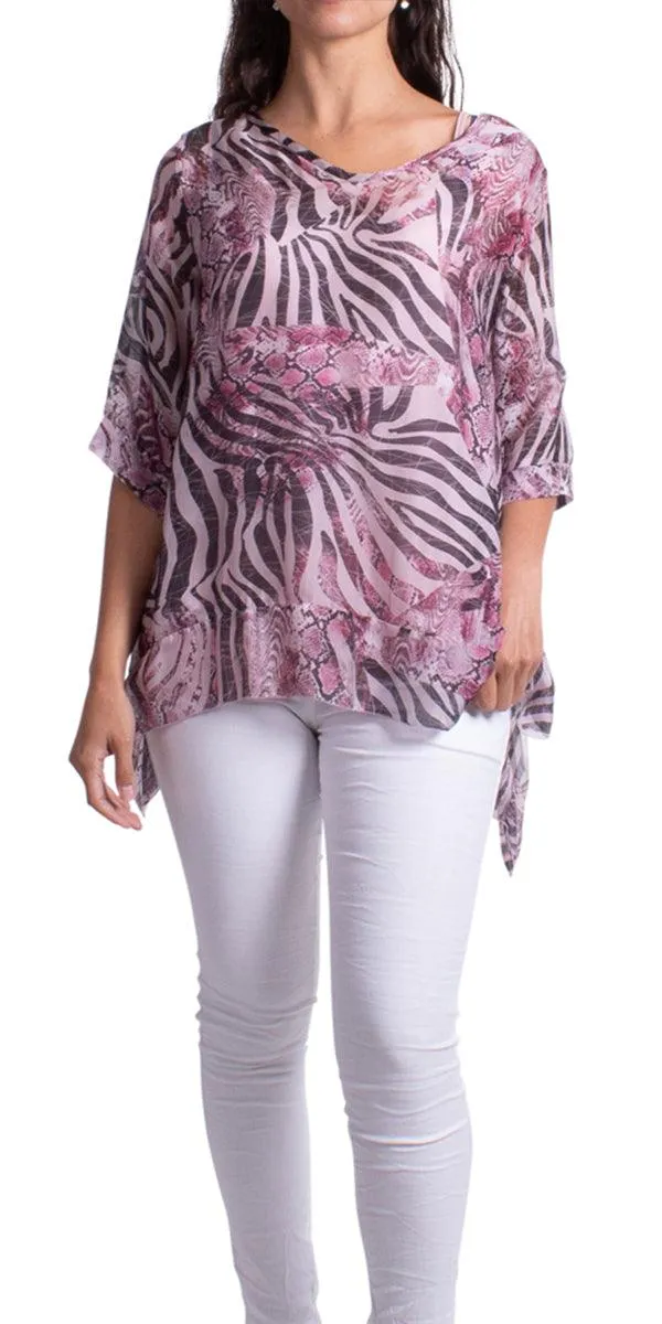 LUISA SILK BLOUSE