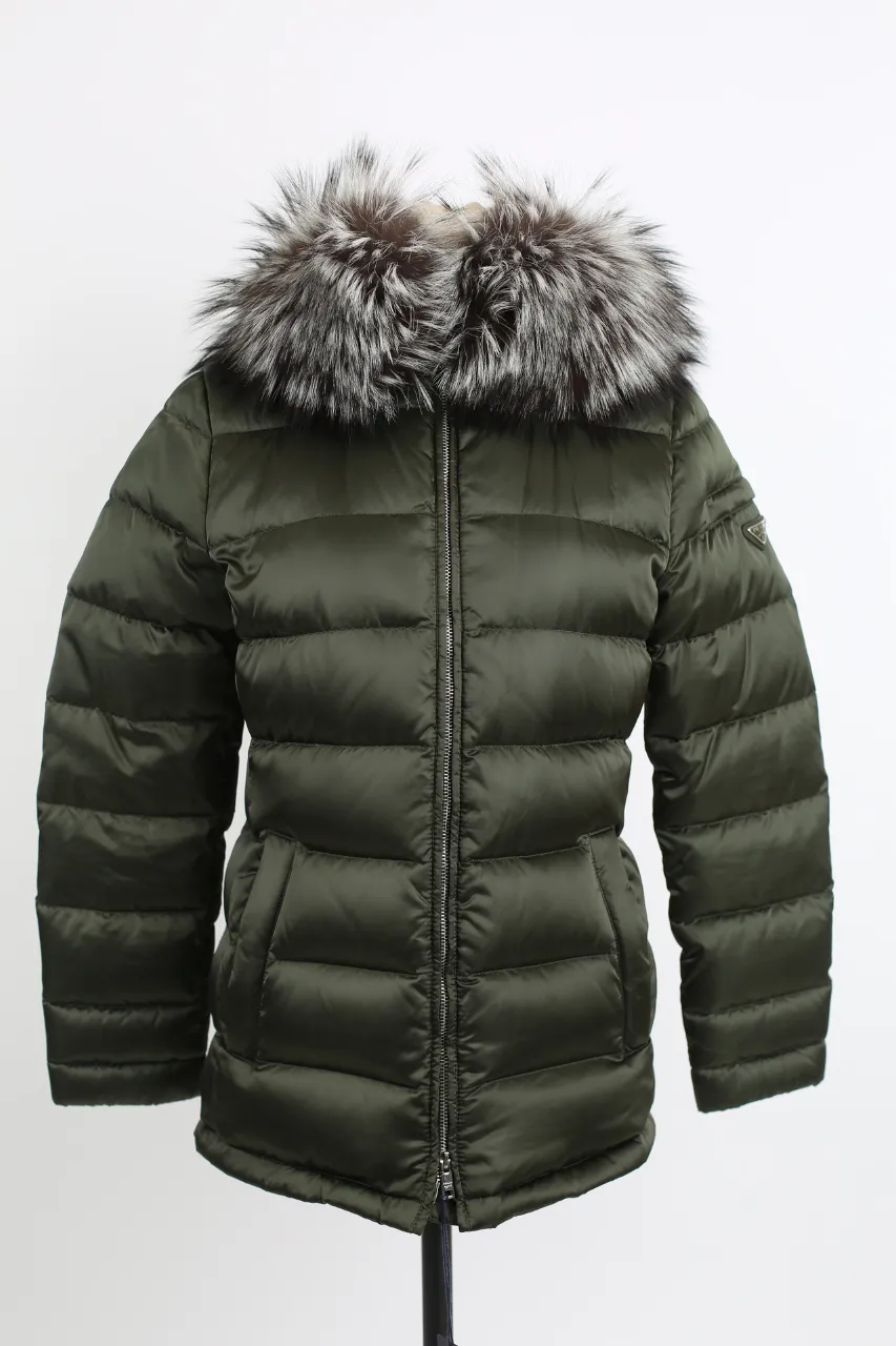 Quilted Down Parka W/ Fur Hood