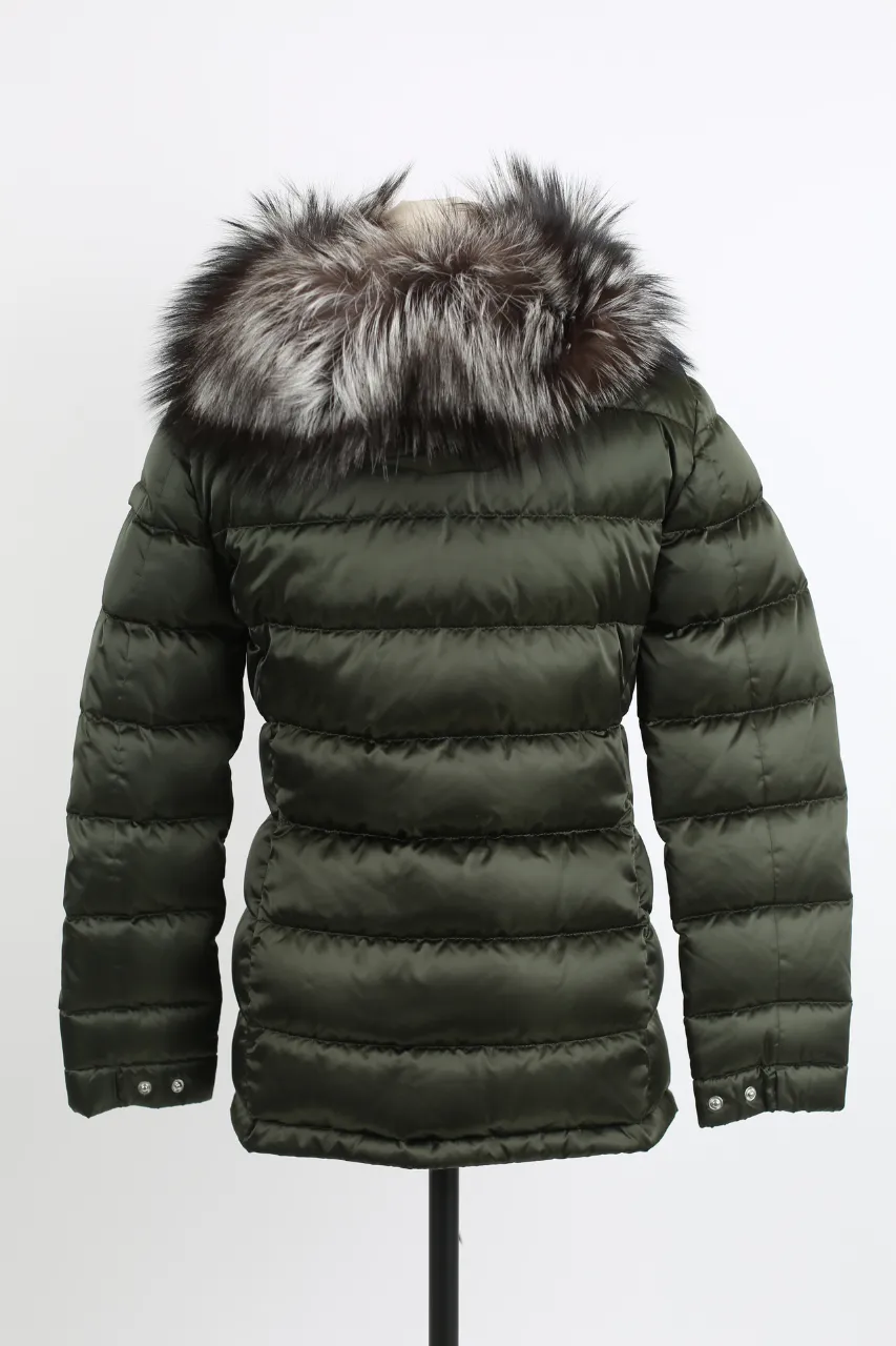 Quilted Down Parka W/ Fur Hood