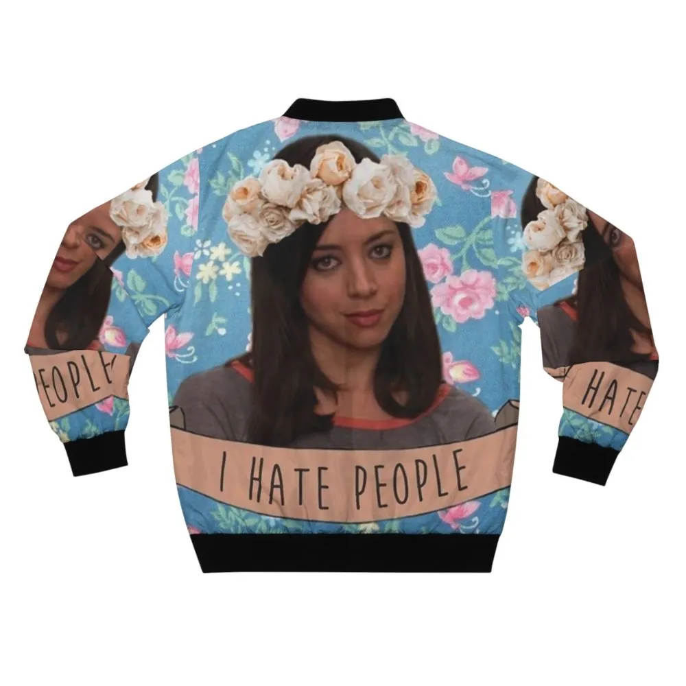 "April Ludgate Parks and Recreation Bomber Jacket"